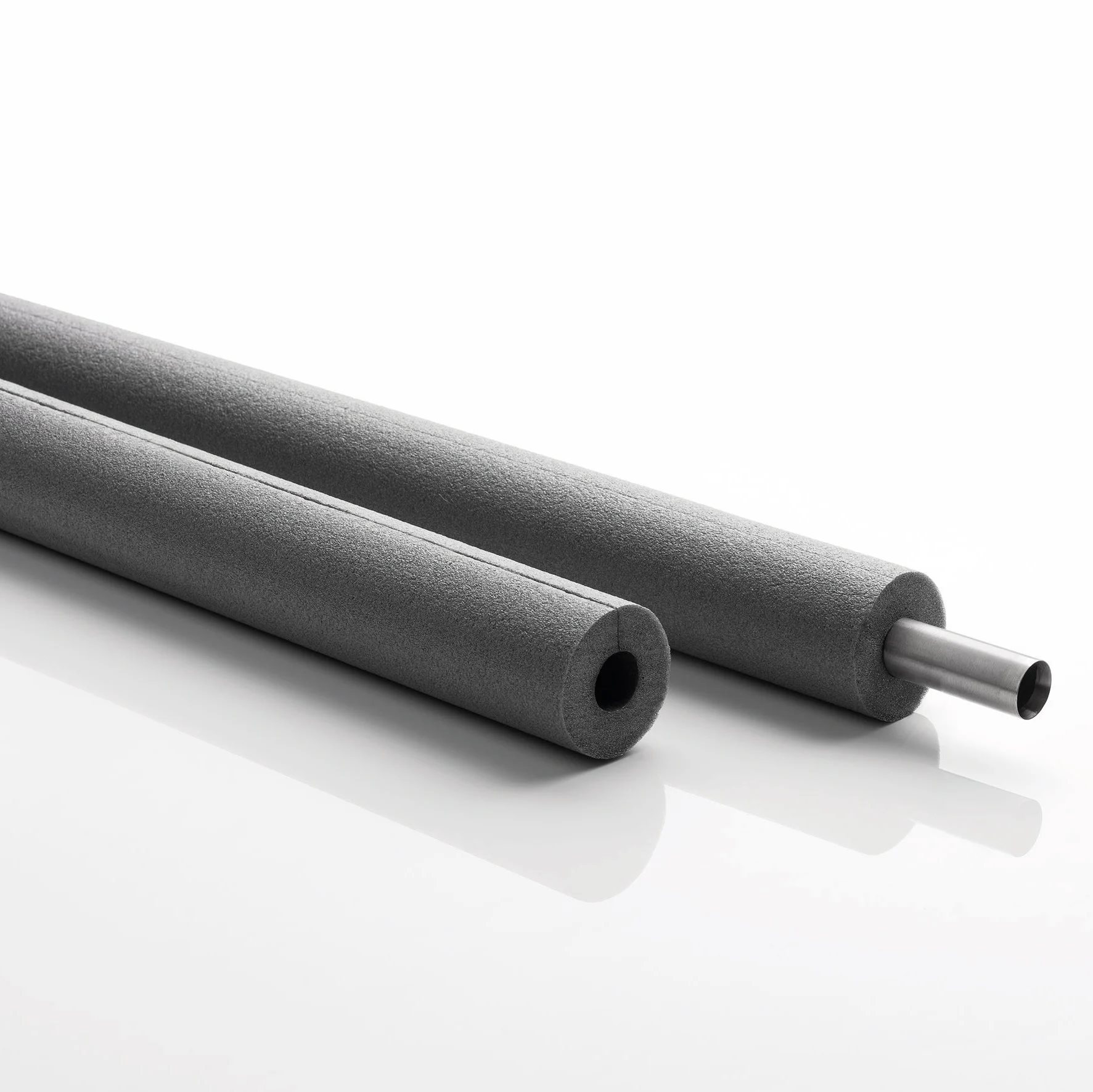 Grey Foam Pipe Insulation / Tube Lagging Wrap Roll Copper Pipe Lag